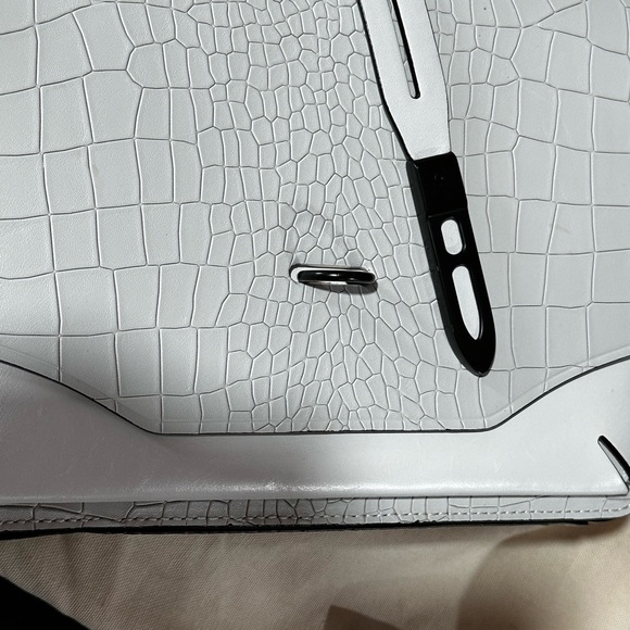 Rag & Bone Croc Embossed Enfield Shoulder bag - Picture 3 of 9